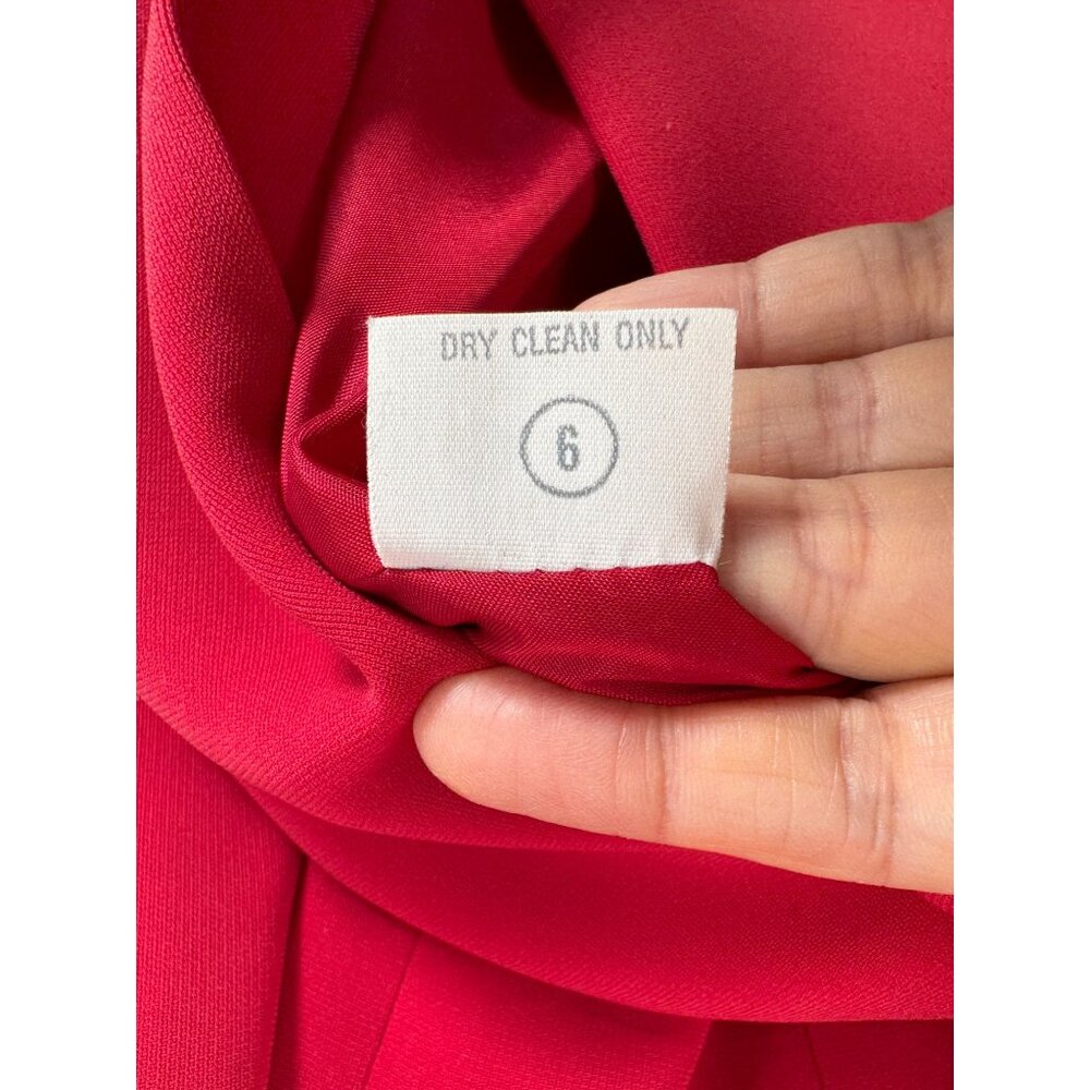 Red Single-Button Blazer - Picture 9 of 9